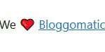 We love Bloggomatic