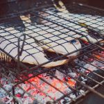 Delicious Fish Dishes Grilled Over Lump Charcoal