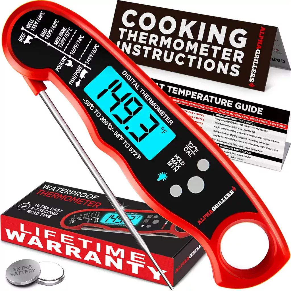 Instant Read Meat Thermometer for Grill available on the Amazon BBQ Store